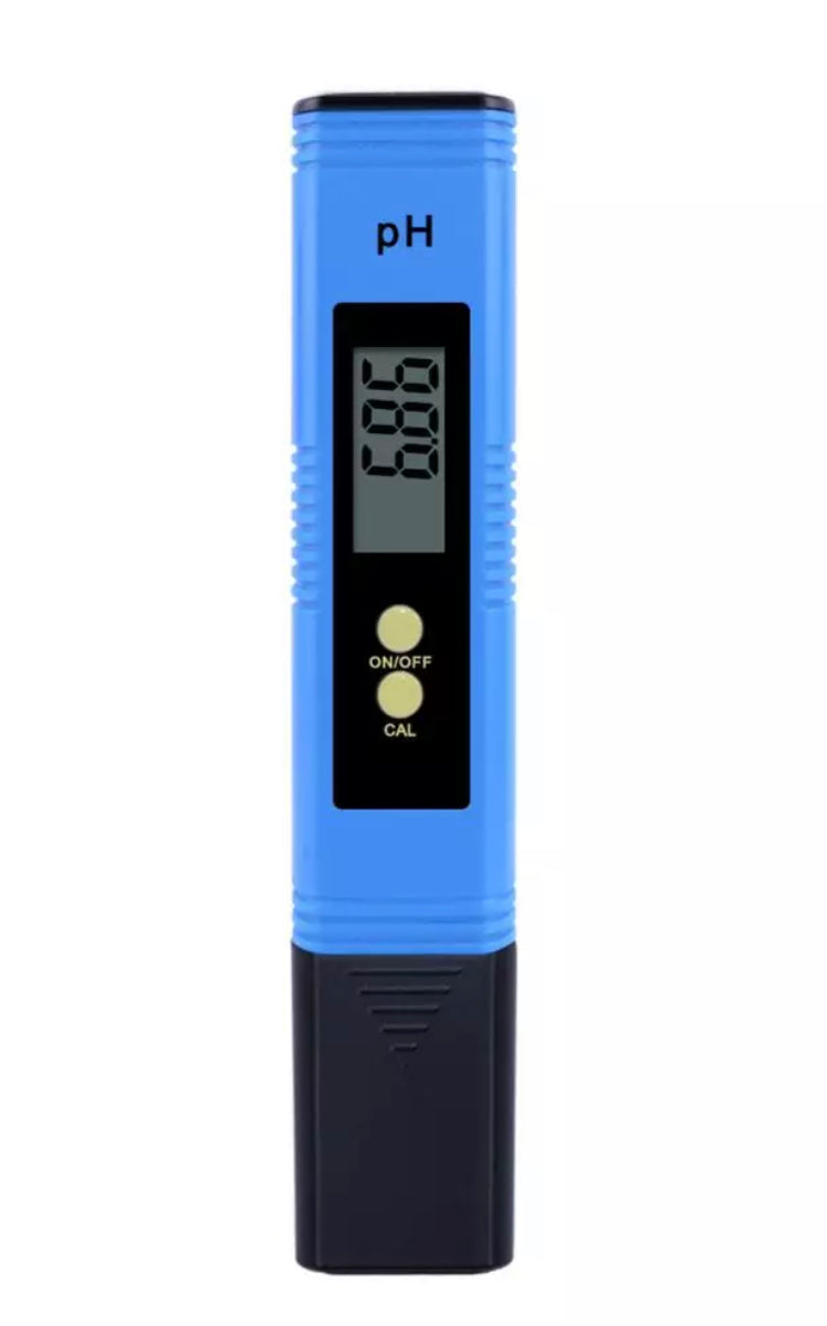 Medidor de pH digital y probador de agua de pH, probador de pluma para agua de pH, agua potable, botellas de agua, jarras de agua, piscinas, acuarios e hidroponía.