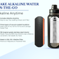 32oz. Botella de agua alcalina Acero inoxidable | Crea agua de pH hasta 9.5+ pH | Vacío de boca ancha aislada con mango | Micromesh Pouch e Infuser